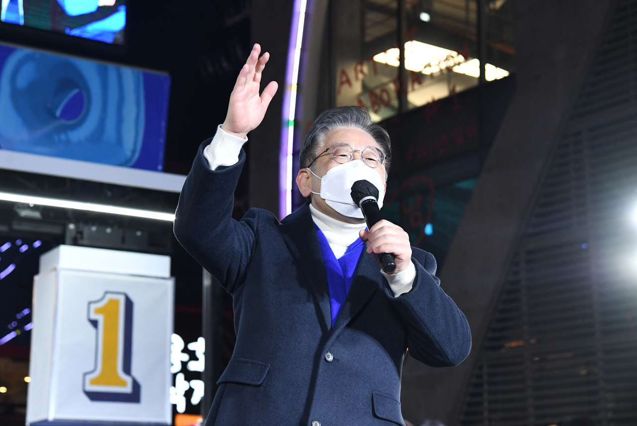 이재명 더불어민주당 대선후보. [연합]