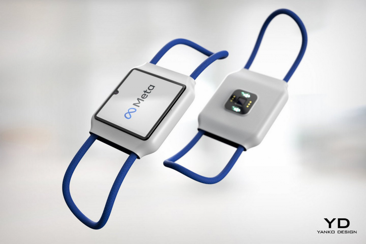 페이스북이 올해 선보이는 첫 스마트워치 가상 이미지가 공개됐다. [Yanko Design 홈페이지]