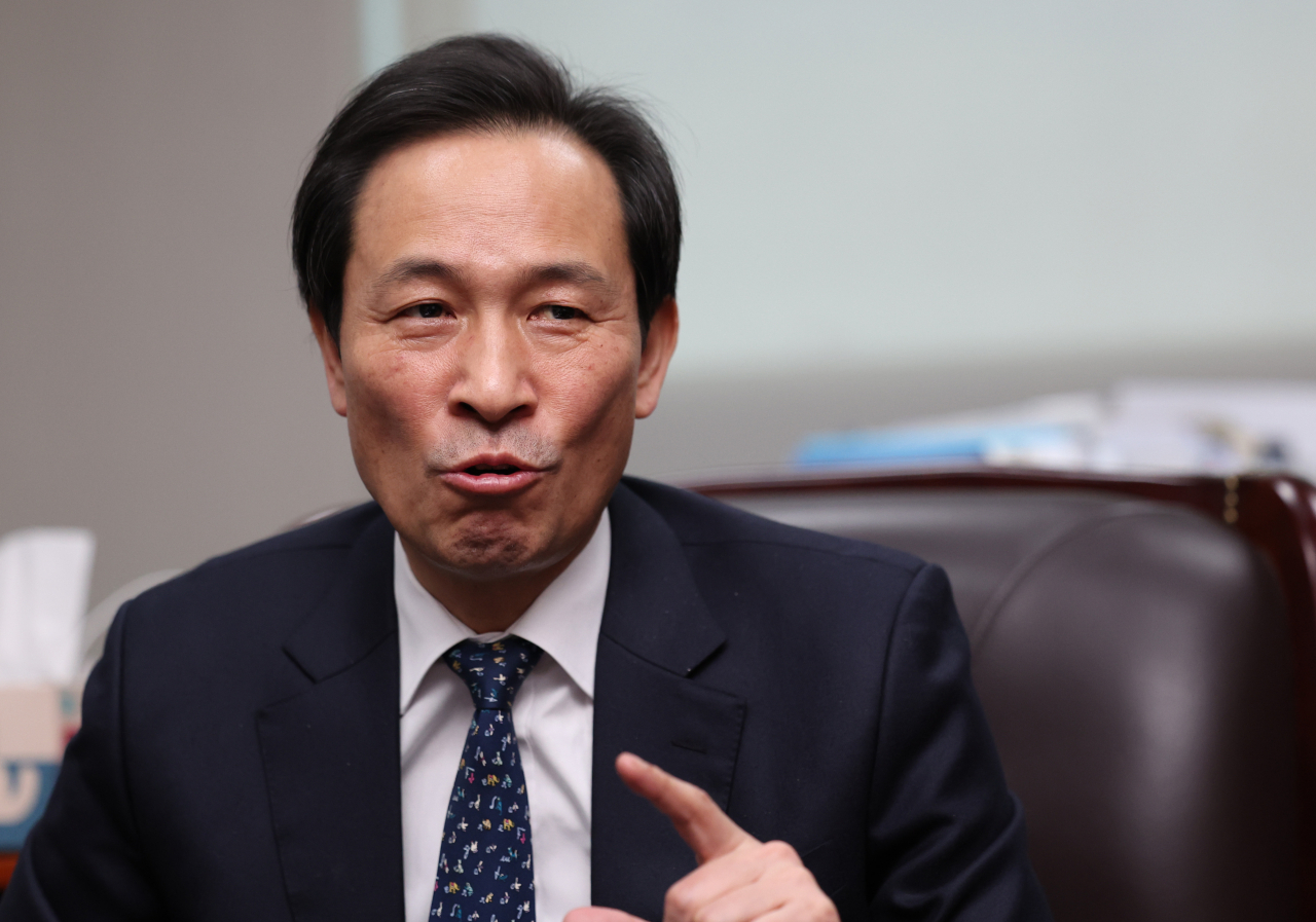 우상호 더불어민주당 총괄선대본부장 [연합]