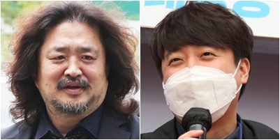 방송인 김어준씨(왼쪽), 이준석 국민의힘 대표(오른쪽). [연합]