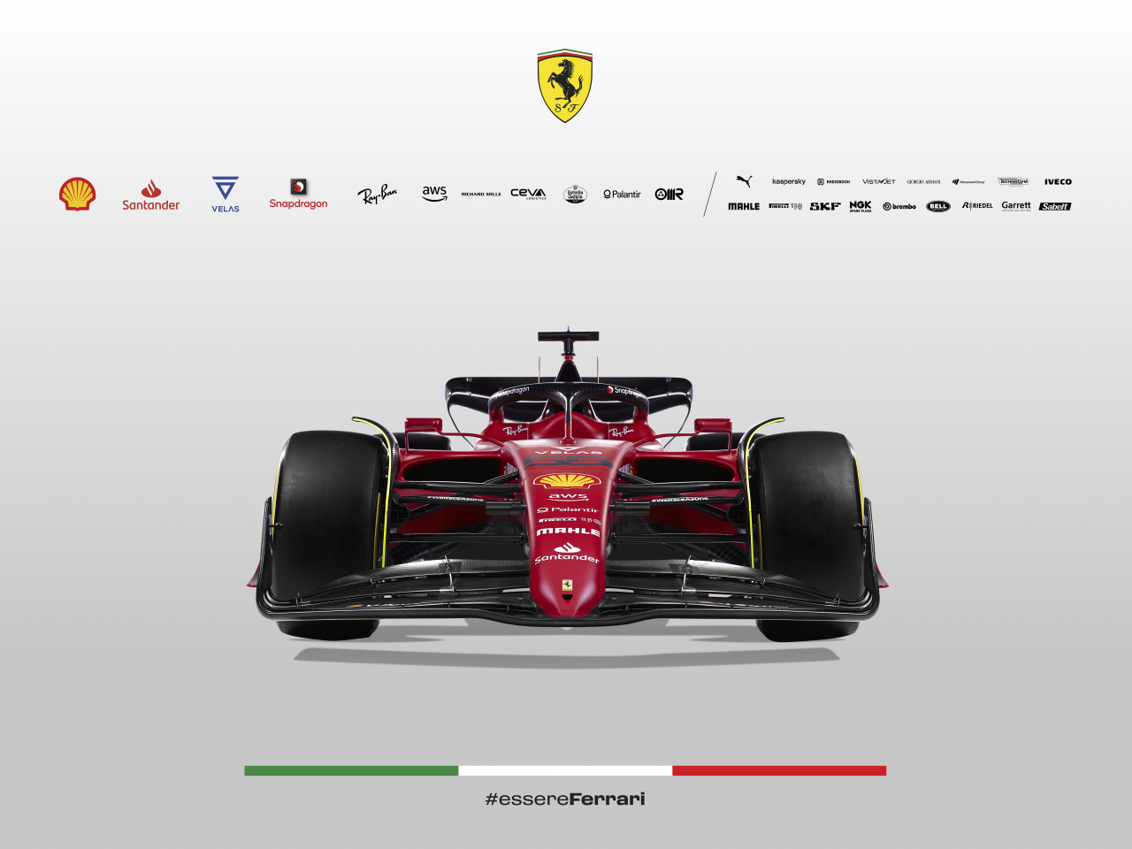 페라리 레이스카 ‘F1-75’. [페라리 제공]