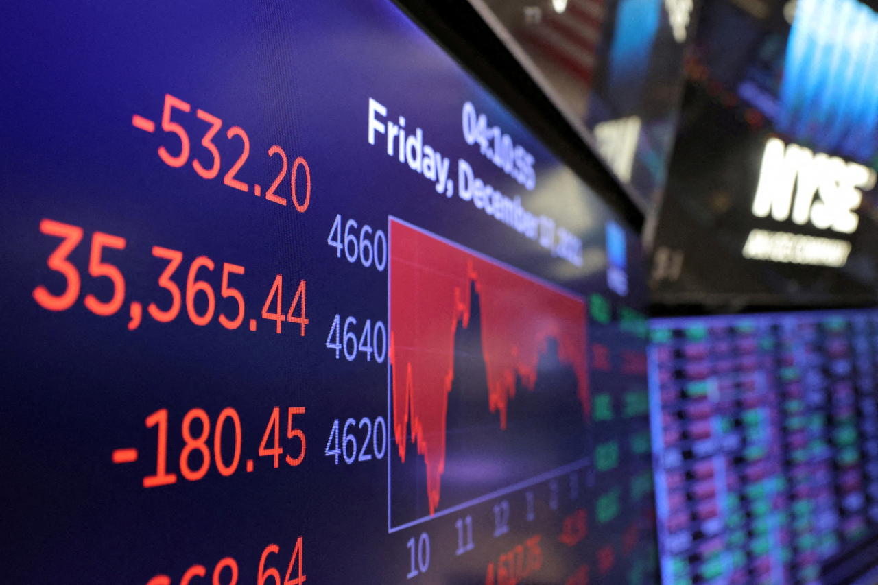 뉴욕증권거래소(NYSE) 내부 모습. [로이터]
