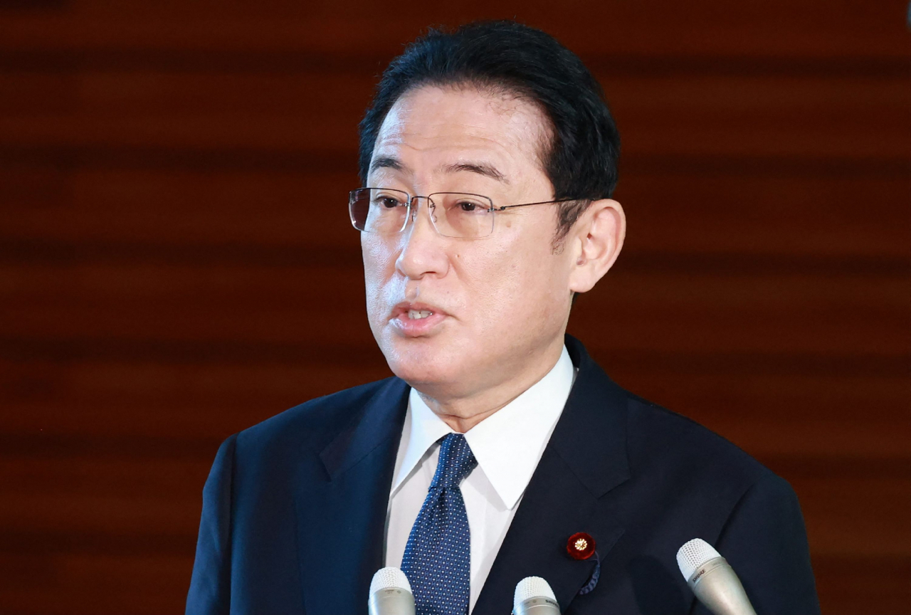 기시다 후미오(岸田文雄) 일본 총리. [AFP]
