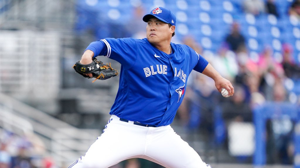 MLB 토론토 블루제이스의 류현진 [연합]