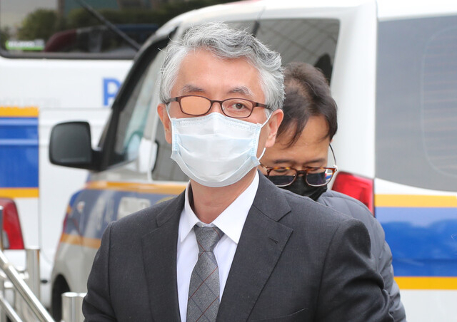 문은상 전 신라젠 대표. [연합]