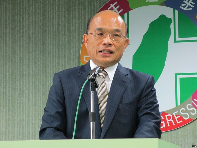 쑤전창(蘇貞昌) 대만 행정원장(총리). [VOA]