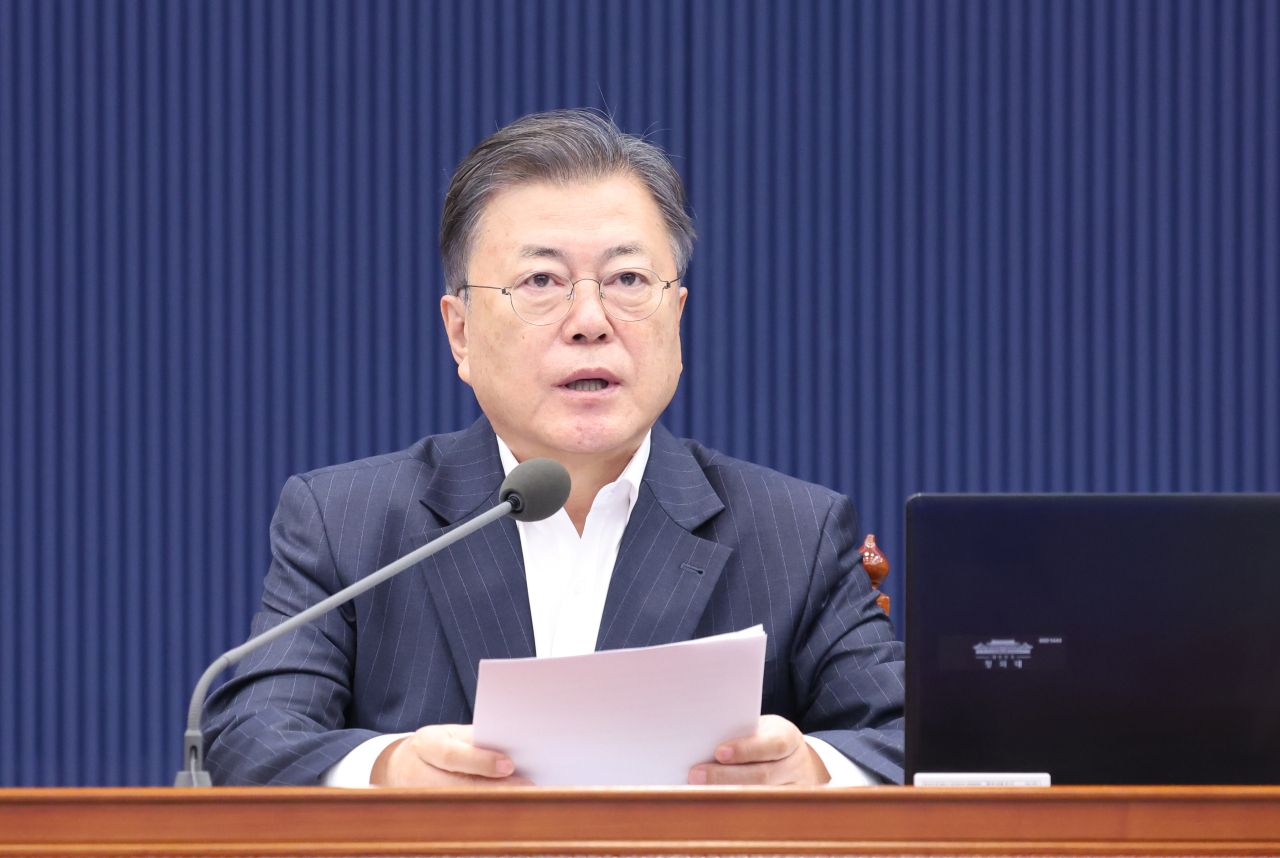 President Moon Jae-in (Yonhap)