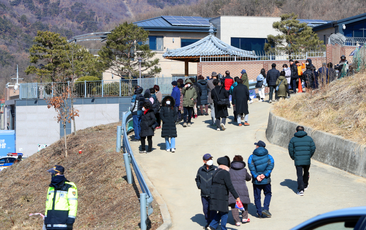 박근혜 전 대통령이 퇴원 후 머무를 것으로 알려진 대구 달성군 한 전원주택. [연합]