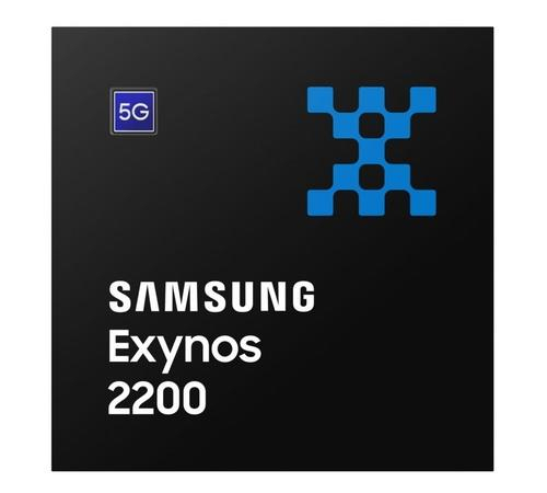 The image provided by Samsung Electronics Co. on Jan. 18, 2022, shows its new mobile application process, the Exynos 2200. (Samsung Electronics Co.)