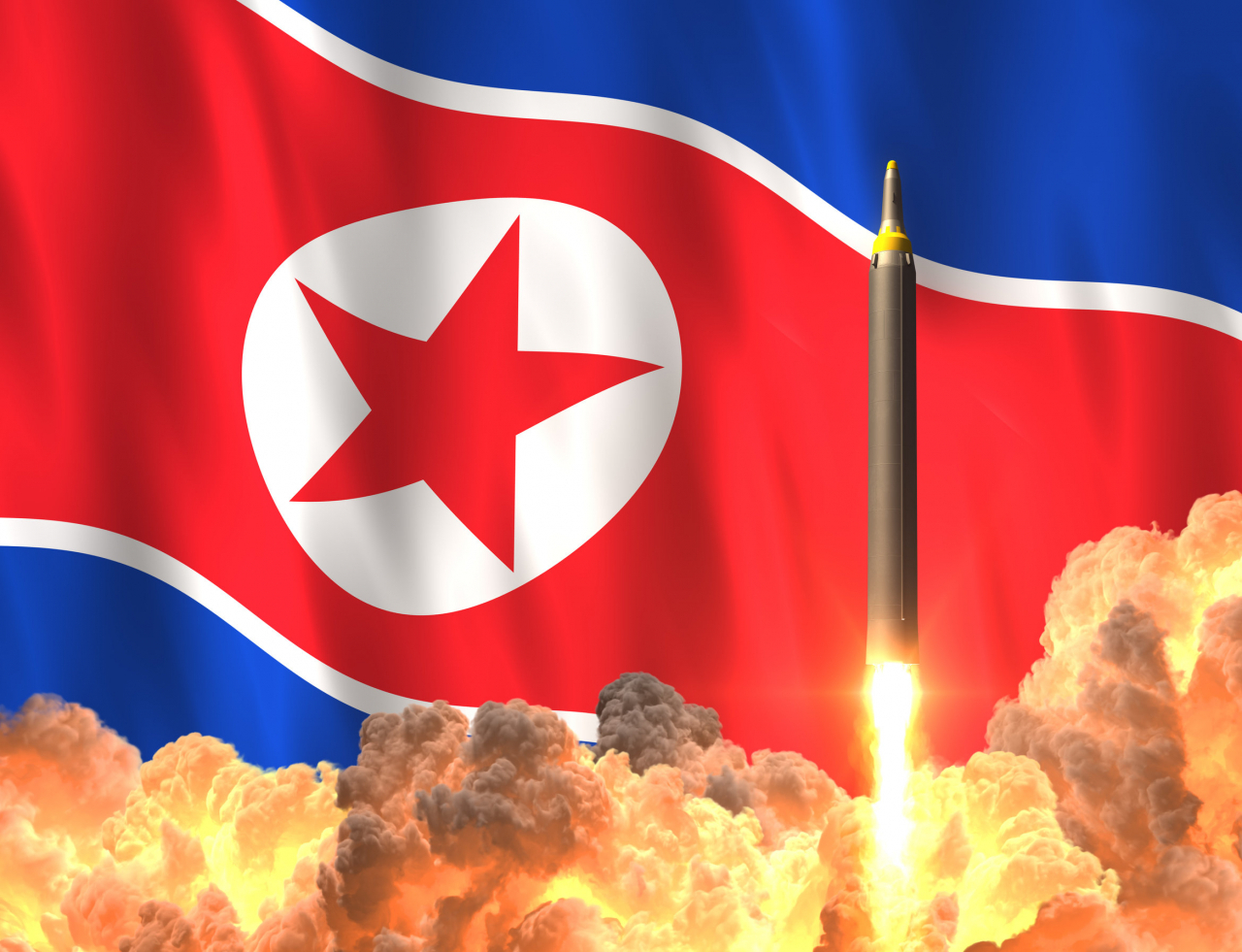 북한 관련 미사일 이미지[123RF]