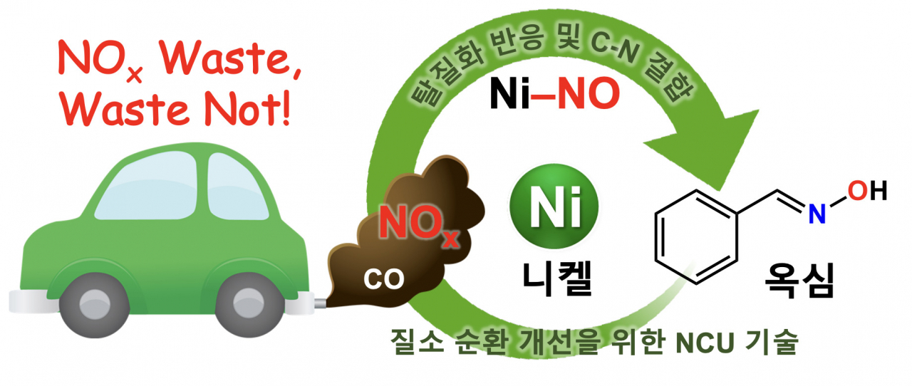 니켈을 이용한 질소 업사이클링 모식도.[서울대학교 제공]