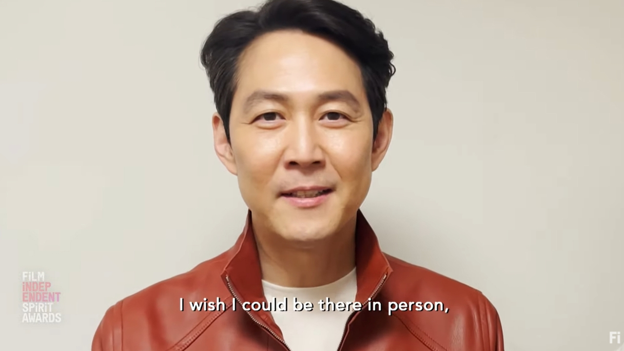 배우 이정재. [인디펜던트 스피릿 어워즈 방송화면 캡처]