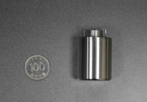 This photo, provided by the state-run Agency for Defense Development, shows a small high-power thermal battery. (Yonhap)