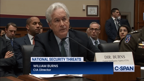 윌리엄 번스 미 중앙정보국(CIA) 국장. [유튜브 'C-SPAN' 채널 캡처]