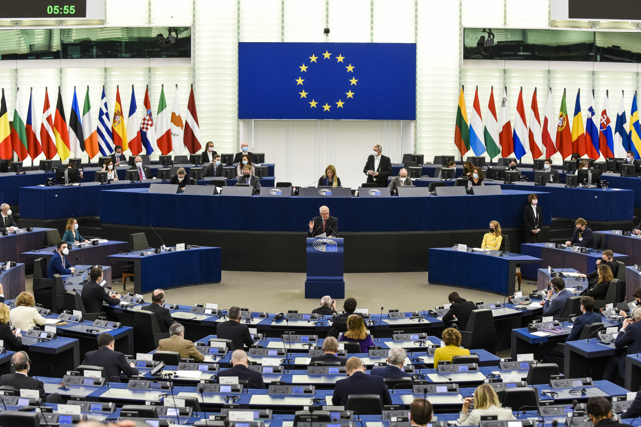 프랑스 스트라스부르 EU 유럽의회. [AP]