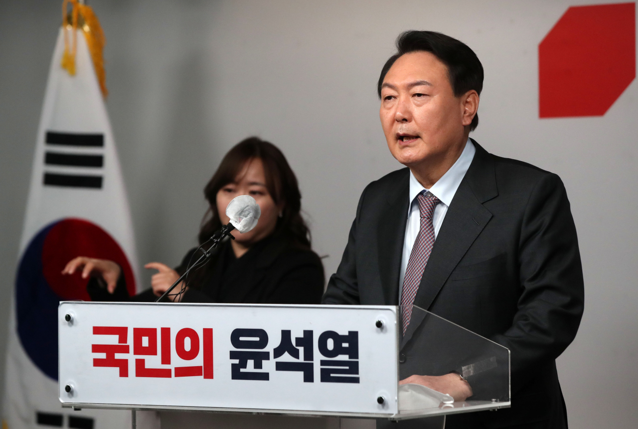 윤석열 대통령 당선인. 이상섭 기자