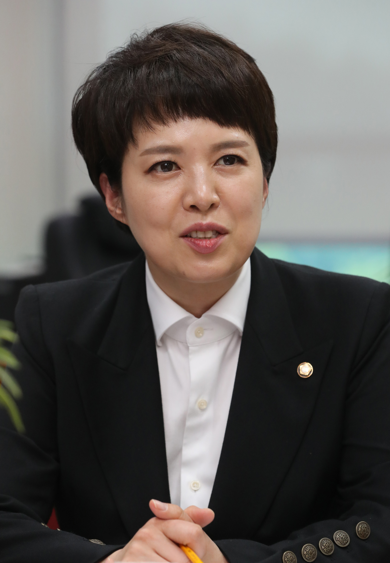 This file photo shows Rep. Kim Eun-hye of the People Power Party (PPP), who has been named a spokesperson for President-elect Yoon Suk-yeol on Friday. (Yonhap)