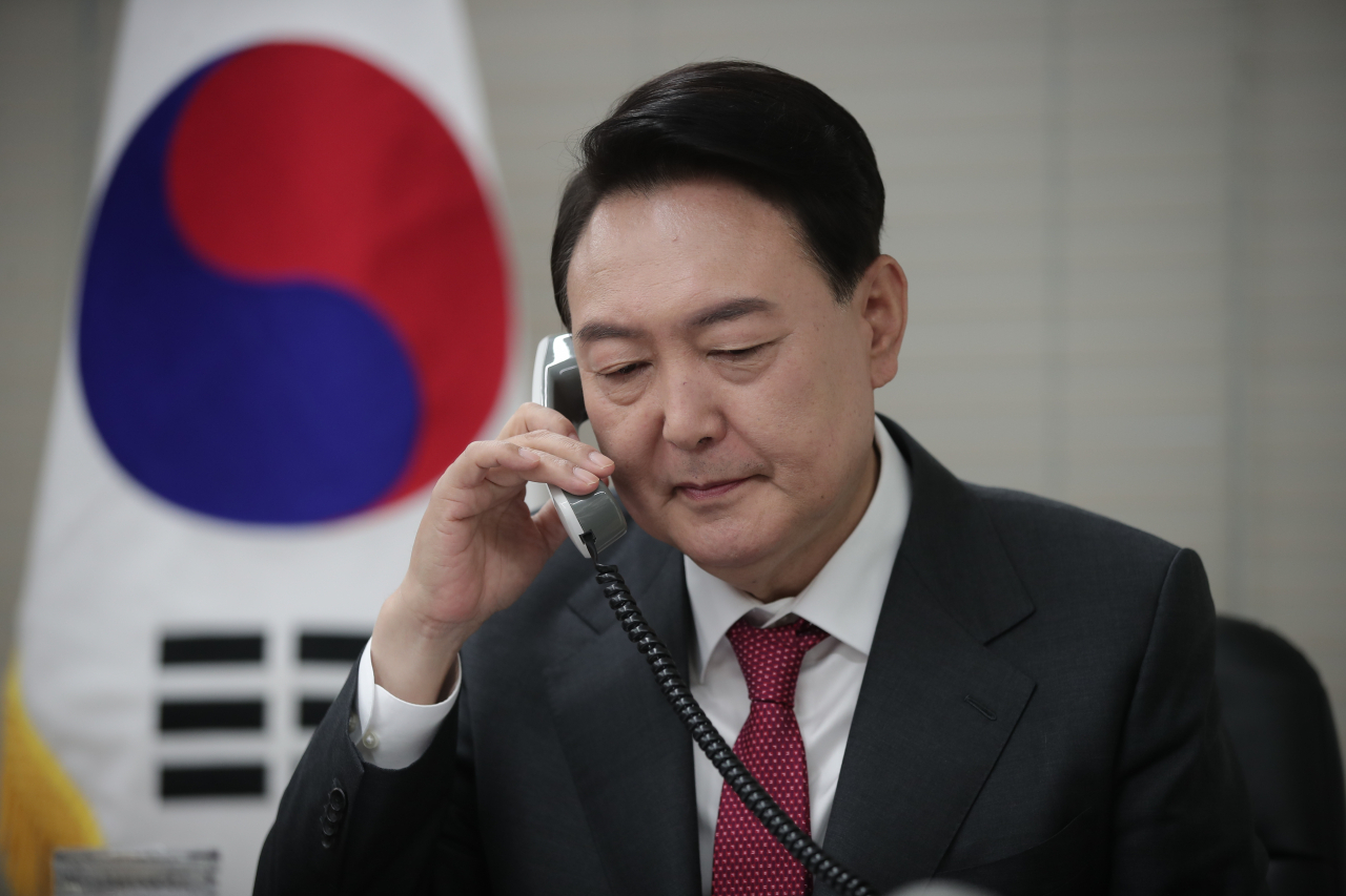 북한이 한국의 대선 뒤 정권교체기 속 대남비난 공세 수위를 높이고 있어 주목된다. 윤석열 대통령 당선인. 자료사진. [연합]