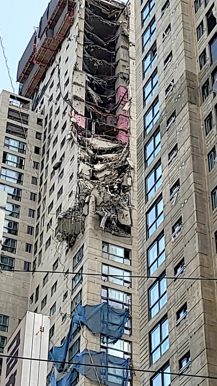 광주화정아이파크 사고현장