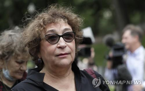러시아매체 뉴타임스 편집장 예브게니야 알바츠. [연합]