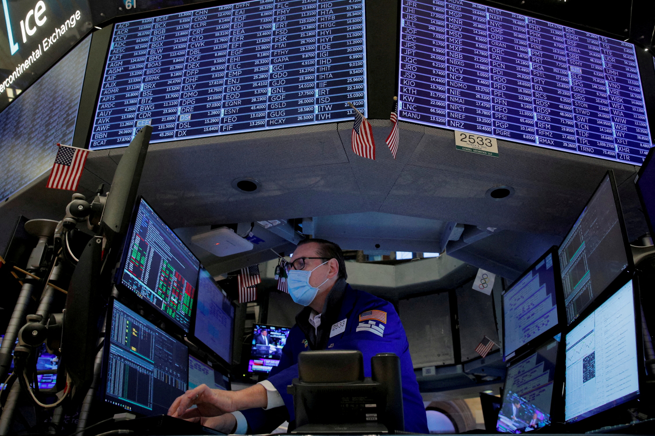 뉴욕증권거래소(NYSE) 내부 모습. [로이터]