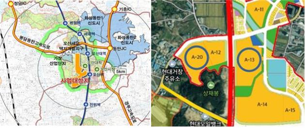 경기 오산세교2지구 및 단지 위치도 [국토교통부 제공]