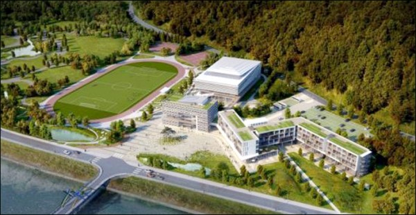 대한민국 체육인재개발원 조감도.