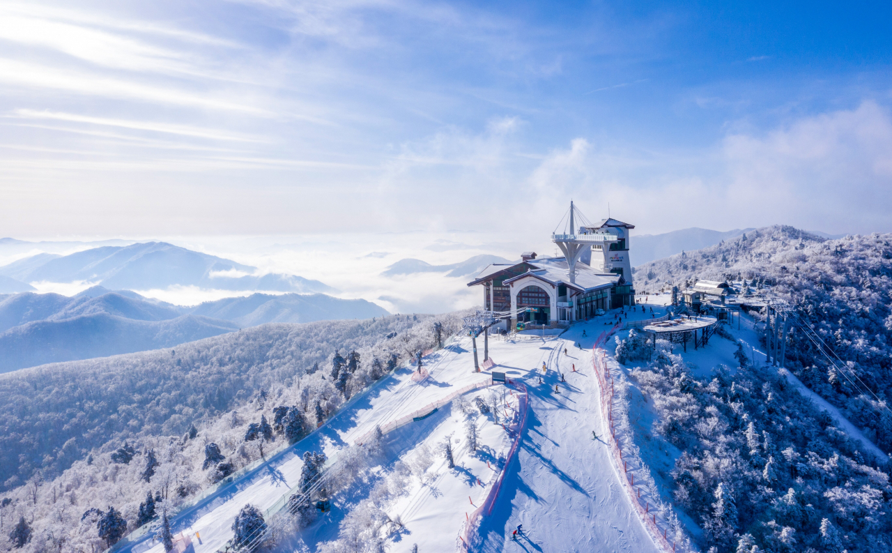 발왕산 설경