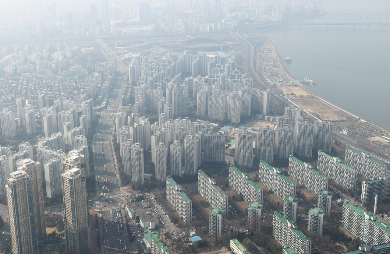 [사진=서울 강남 일대 아파트 단지.] [연합]
