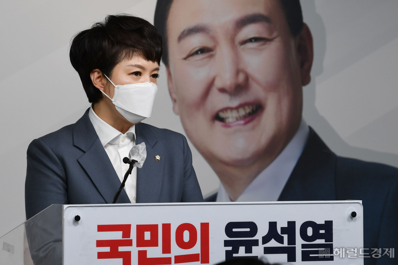 국민의힘 김은혜 당선인 대변인 [사진=이상섭 기자]
