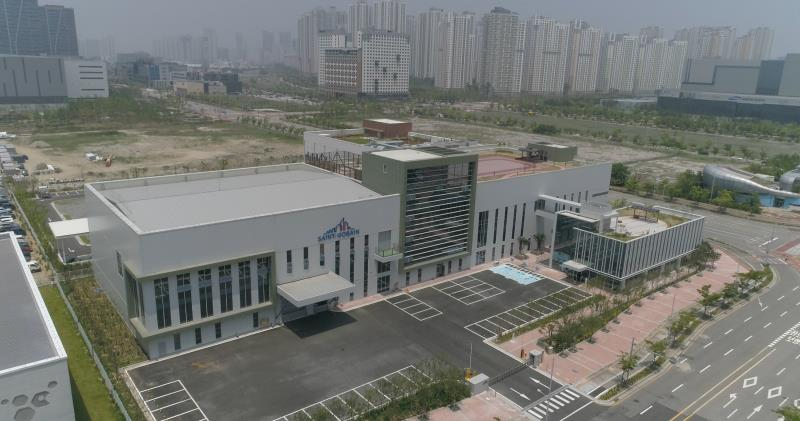인천 송도국제도시 내 생고뱅코리아 제조시설 전경