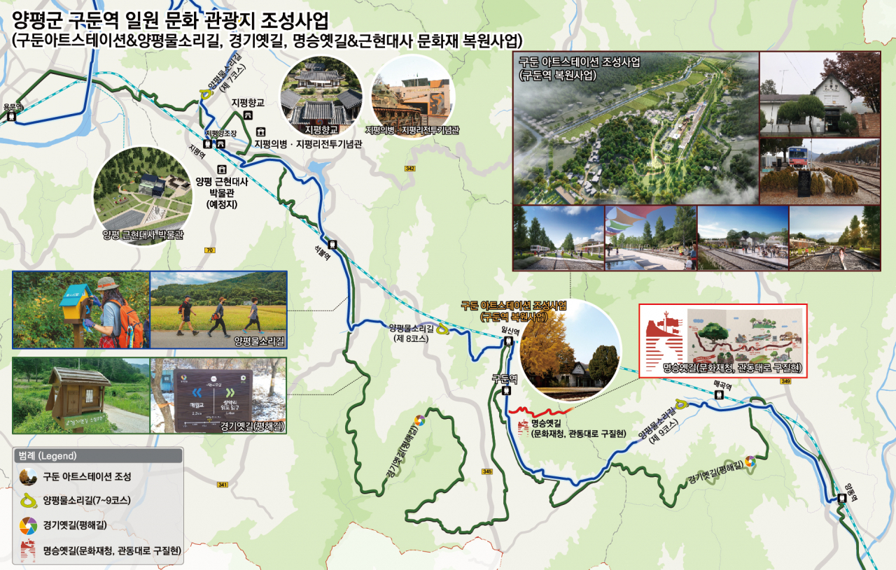 양평군 구둔역 일원 문화관광지 조성사업