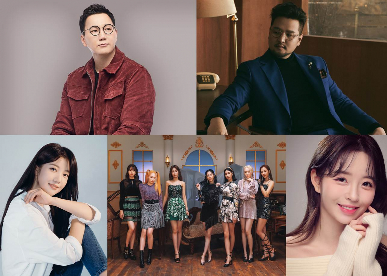 더 원, 김태우, 송은혜, 엘리스, 추화정 (왼쪽 윗줄부터 시계방향) [아이오케이 컴퍼니 제공]