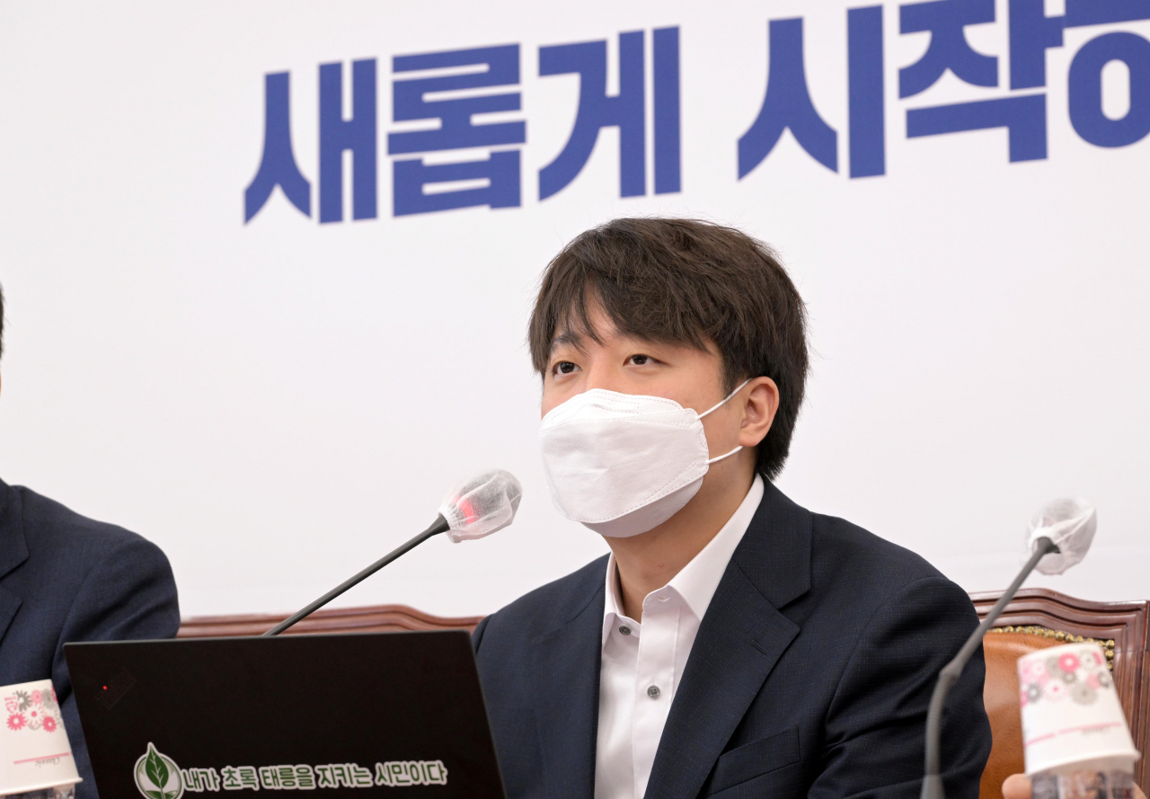 이준석 국민의힘 대표. 이상섭 기자