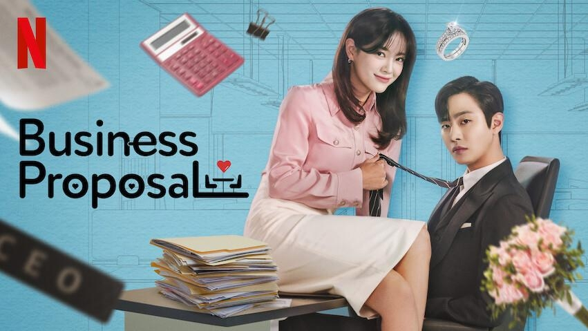 A teaser image of "Business Proposal" by Netflix (Yonhap)