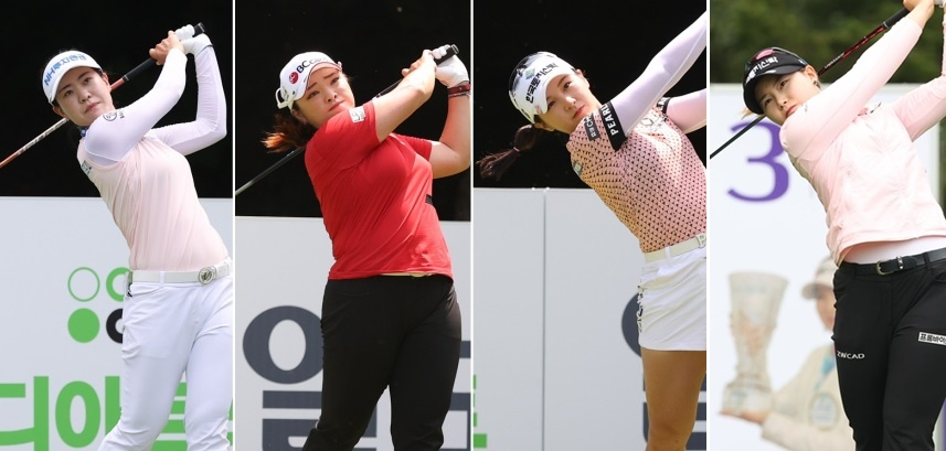 왼쪽부터 박민지, 장하나, 박현경, 임희정 [KLPGA 제공]