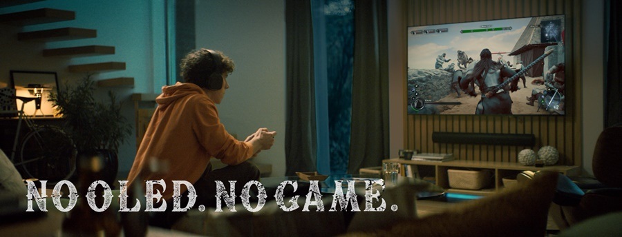 LG디스플레이 'NO OLED NO GAME' 영상 시리즈 '어드벤처 게임'편 중 한 장면[LG디스플레이 제공]