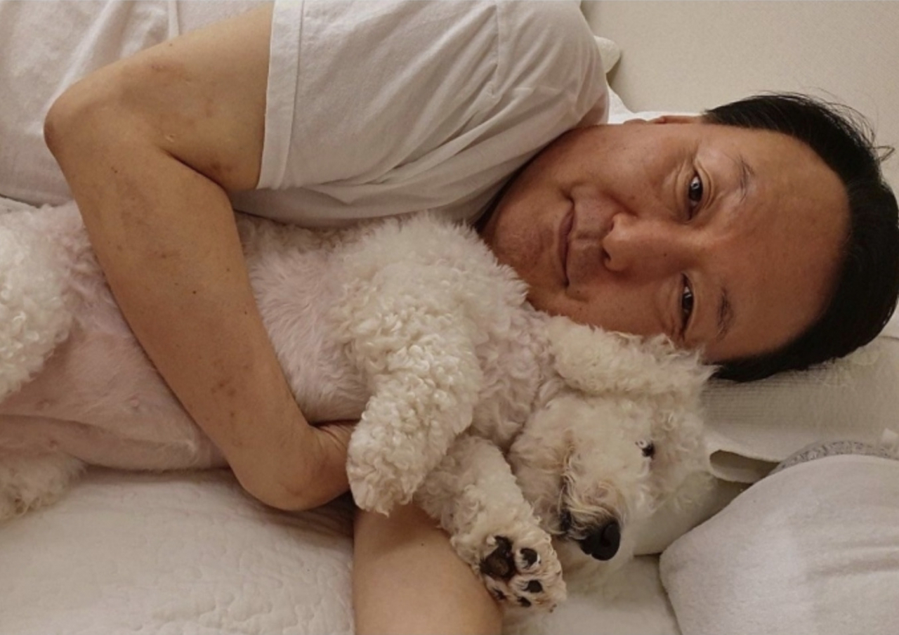 윤석열 대통령 당선인과 반려견 토리