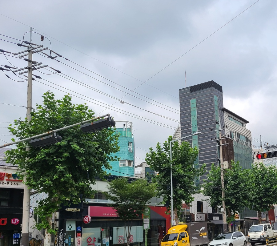 상수역-합정역 구간 지중화 사업 지역 모습 [마포구 제공]