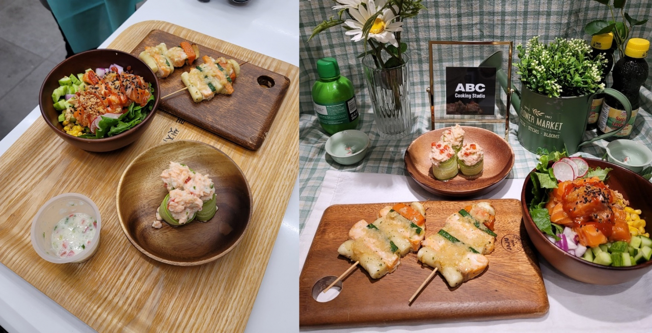 ABC쿠킹스튜디오에서 진행된 노르웨이 연어 활용 3가지 레시피