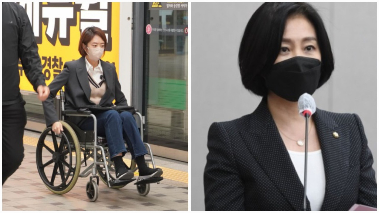 고민정 더불어민주당 의원(좌)과 허은아 국민의힘 의원. [연합]