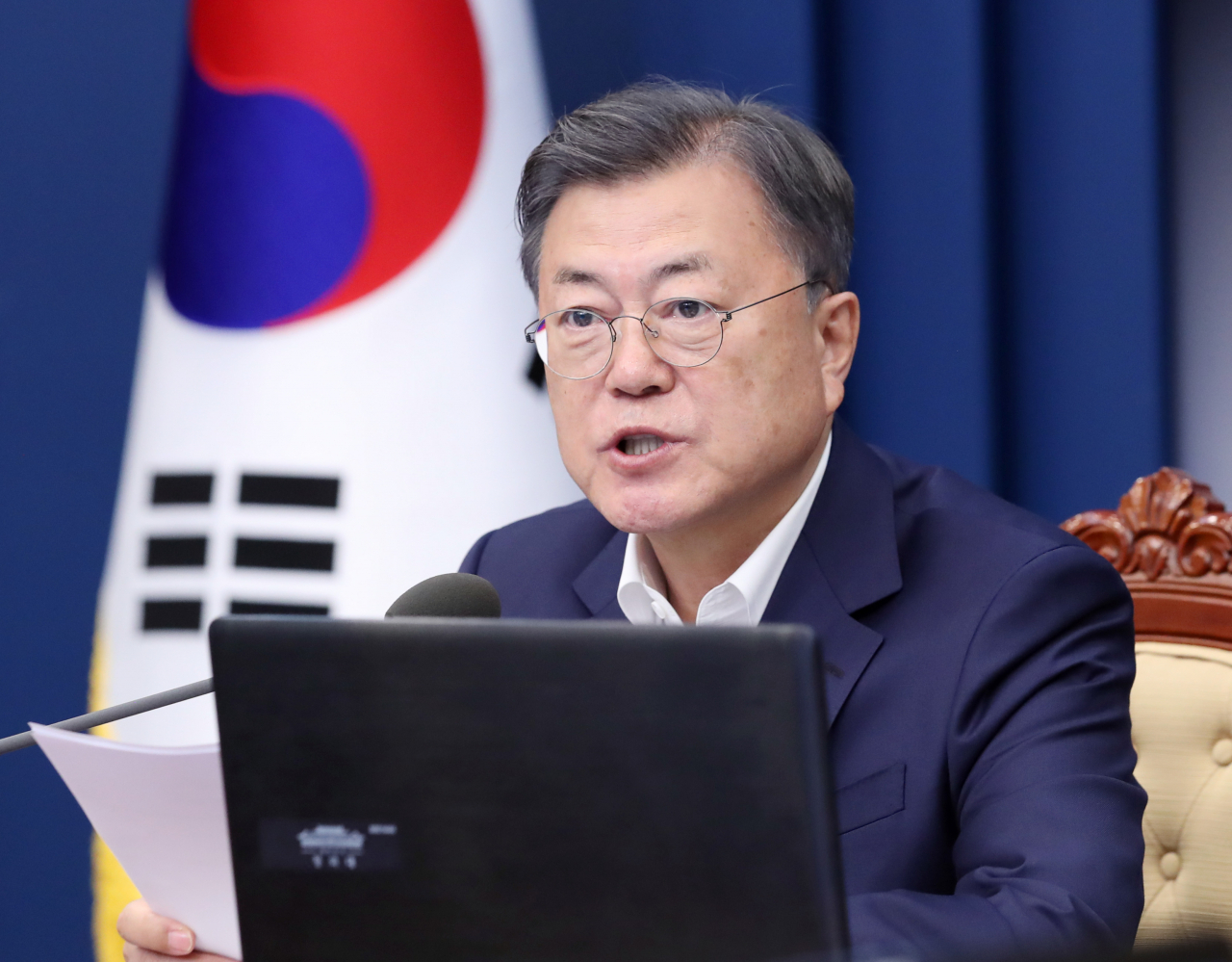 문재인 대통령. [연합]