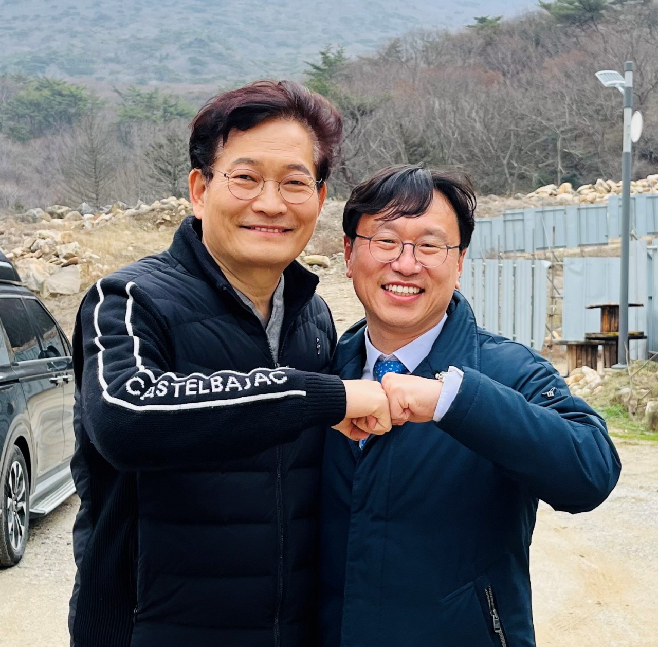 송영길대표와 최용선나주시장 예비후보