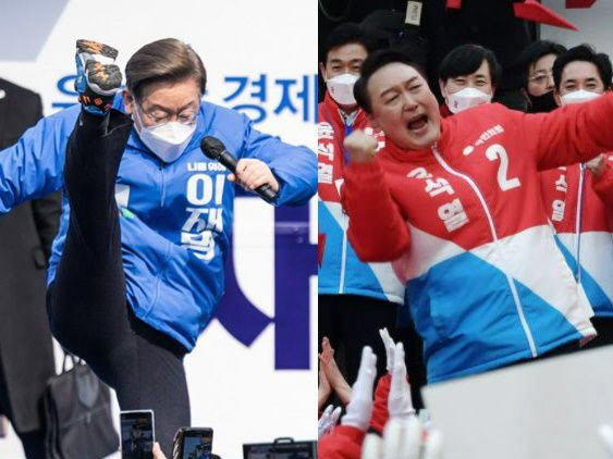 이재명(왼쪽) 당시 더불어민주당 대선 후보와 윤석열 국민의힘 대선 후보. [연합]