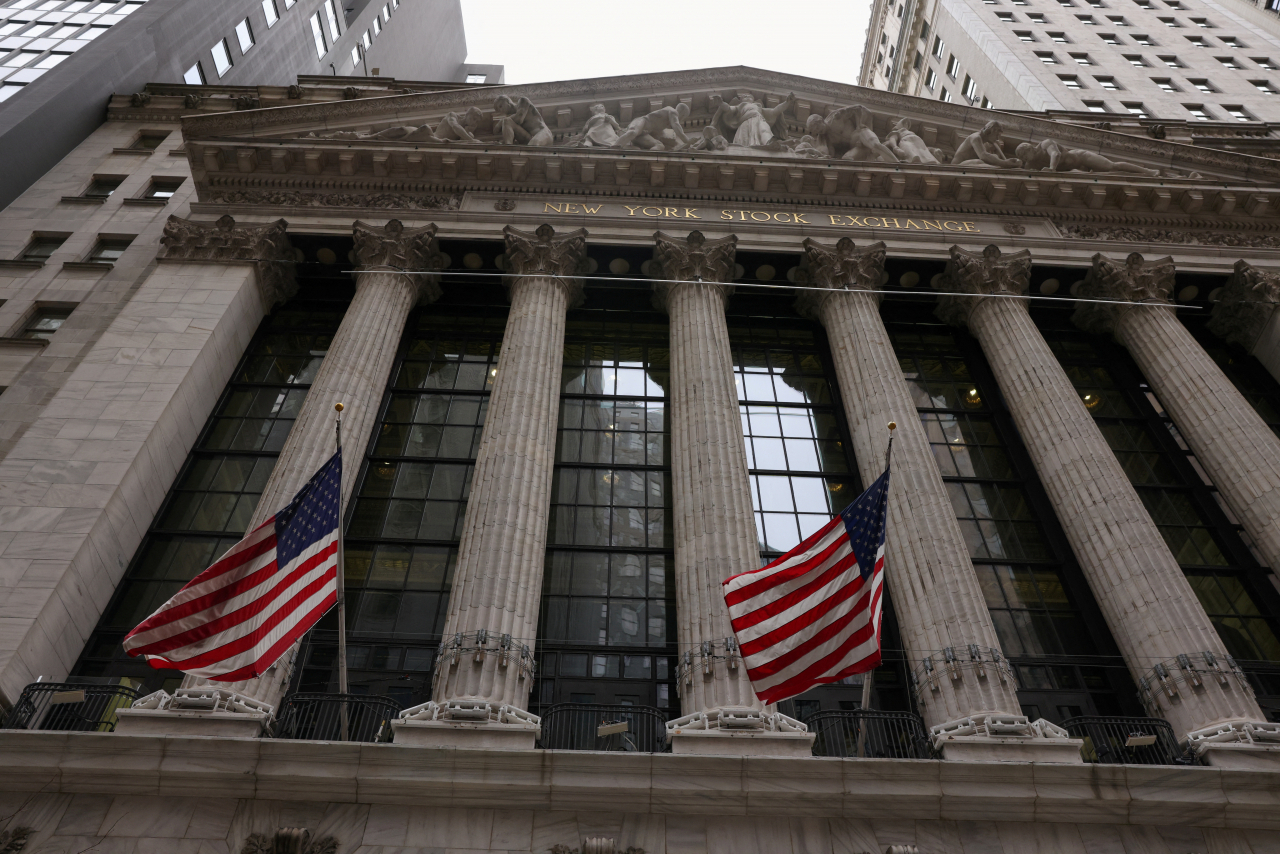 미국 뉴욕증권거래소(NYSE) 전경. [로이터[