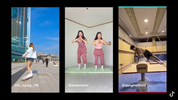중국의 동영상 공유 플랫폼 ‘틱톡(Tiktok)’의 국내 광고 한 장면 .[유튜브 ‘틱톡코리아’]