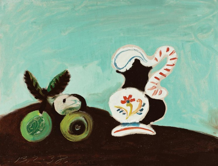 피카소 ‘Nature Morte, Fruits et Pot’ [서울옥션 제공]