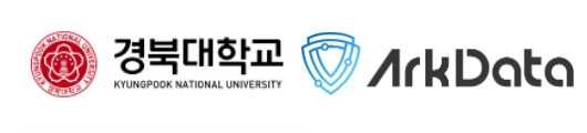 Logo of Kyungpook University (left) and ArkData