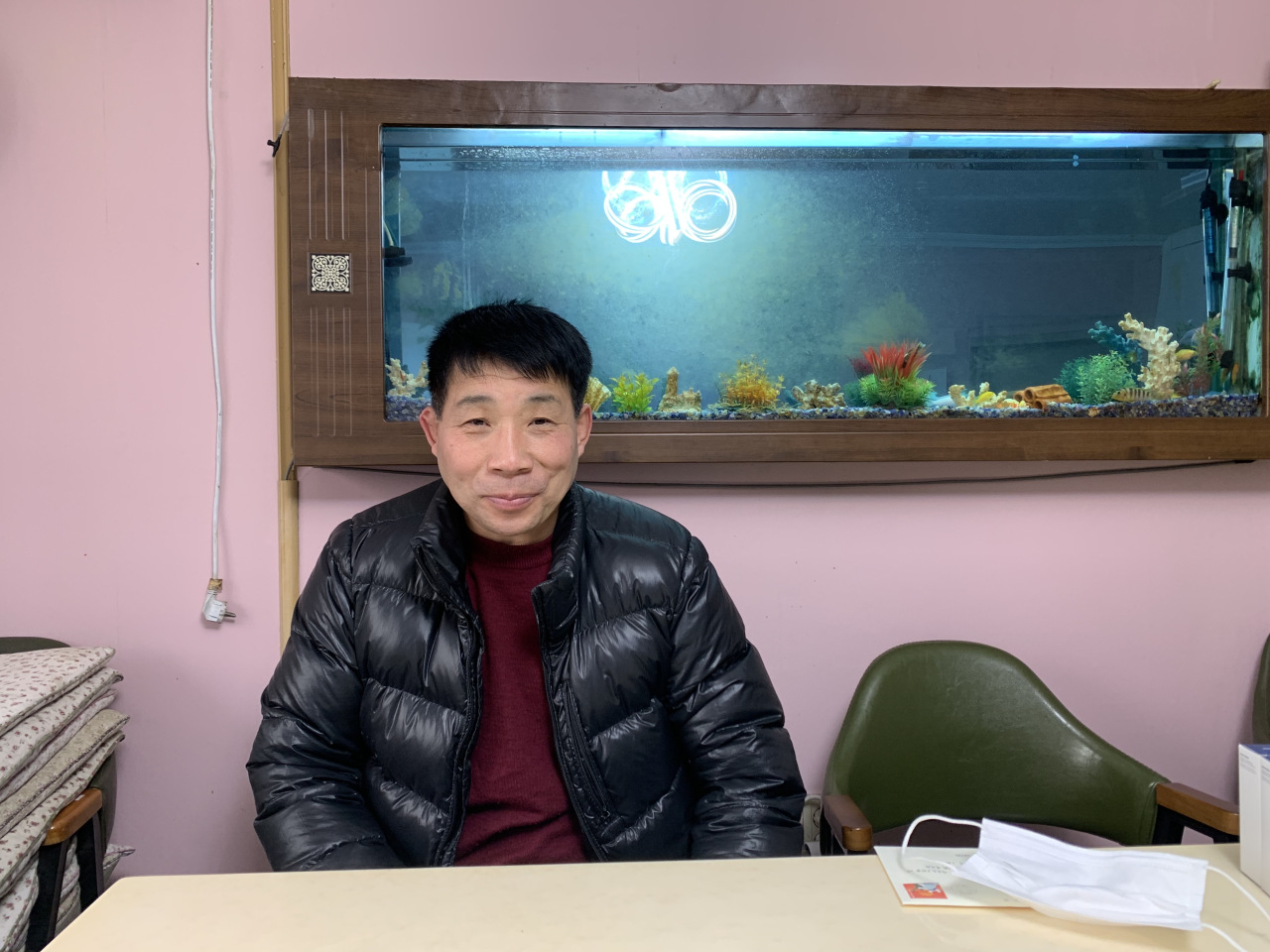 Yun Sung-yeo speaks to The Korea Herald at a home for ex-convicts in Cheongju, North Chungcheong Province, on Dec. 19, 2020. (Kim Arin/The Korea Herald)