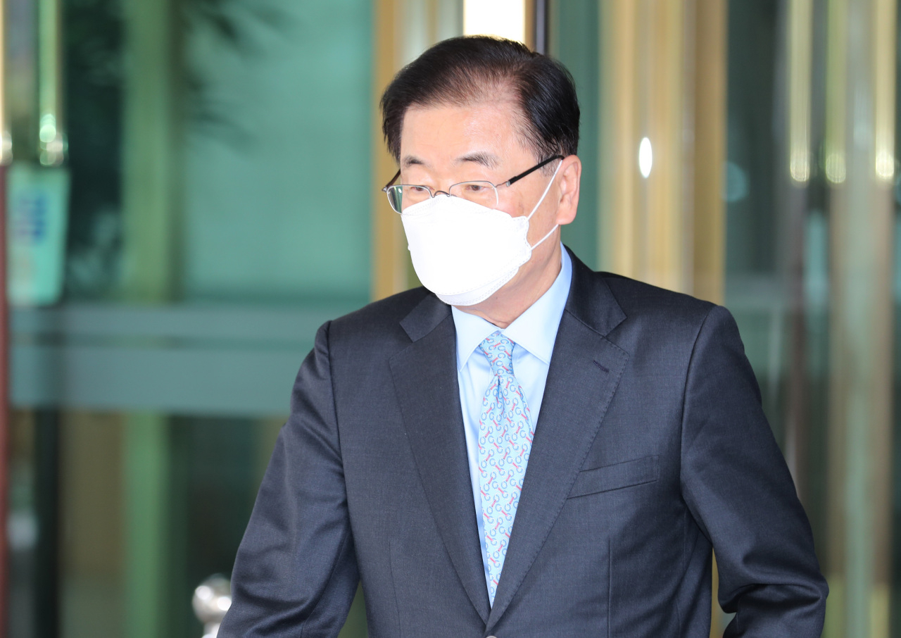 Foreign Minister Chung Eui-yong (Yonhap)